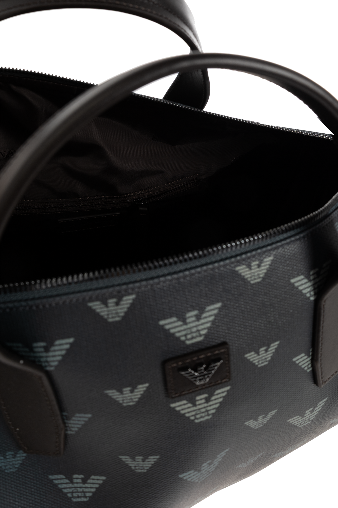 Emporio Armani Carry-on bag with monogram | Men's | Vitkac